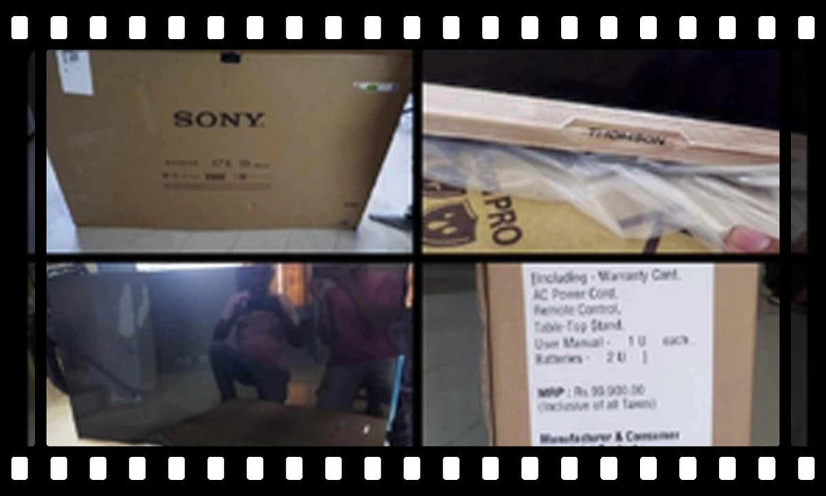 Had ordered a cheap Sony TV, customer got a small Thomson TV;  Now Flipkart gave this answer