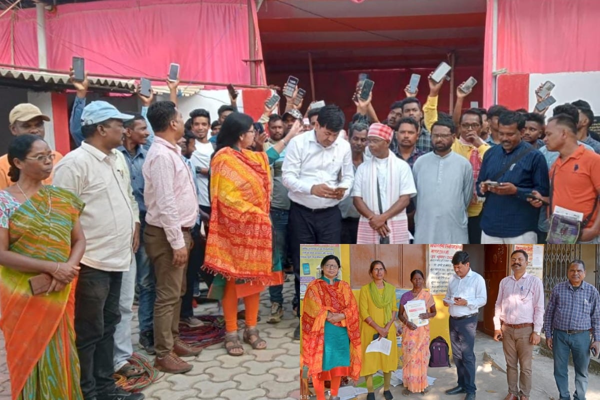 Jharkhand: Officers reached Mudma fair for voter awareness, many including religious leader Bandhan Tigga installed this app.