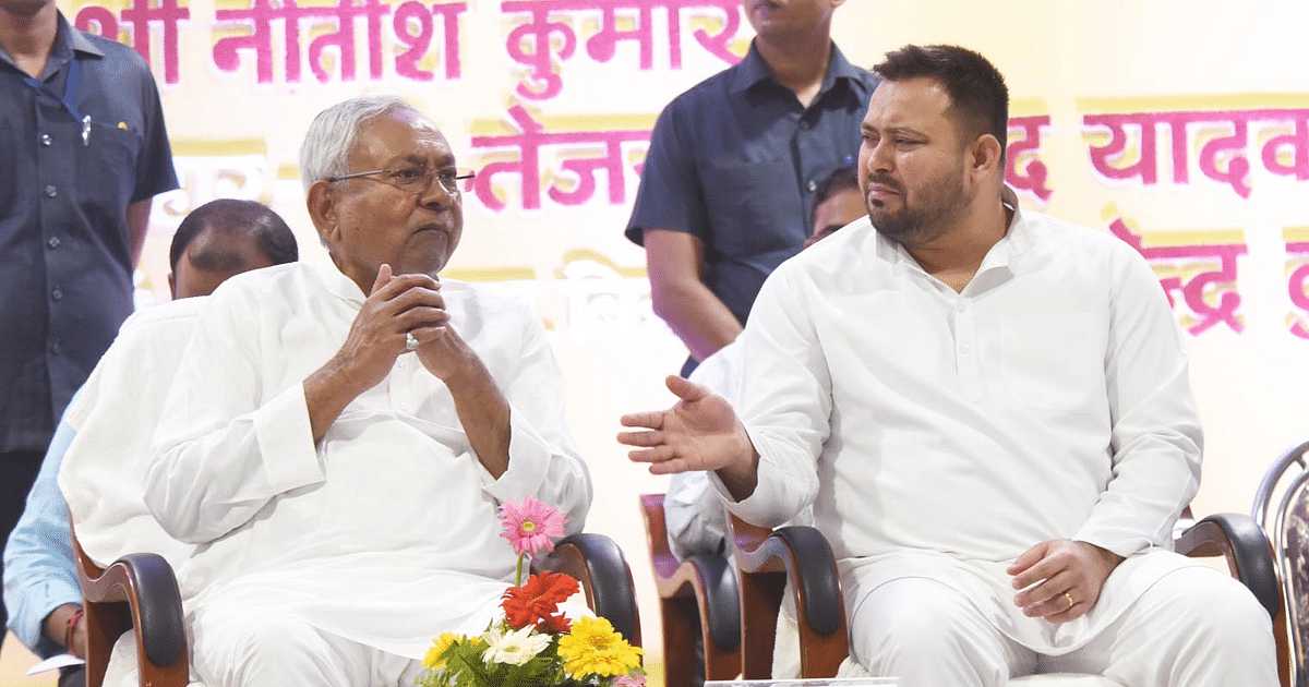Nitish Kumar's big statement on the issue with BJP, know what CM said for Tejashwi Yadav..