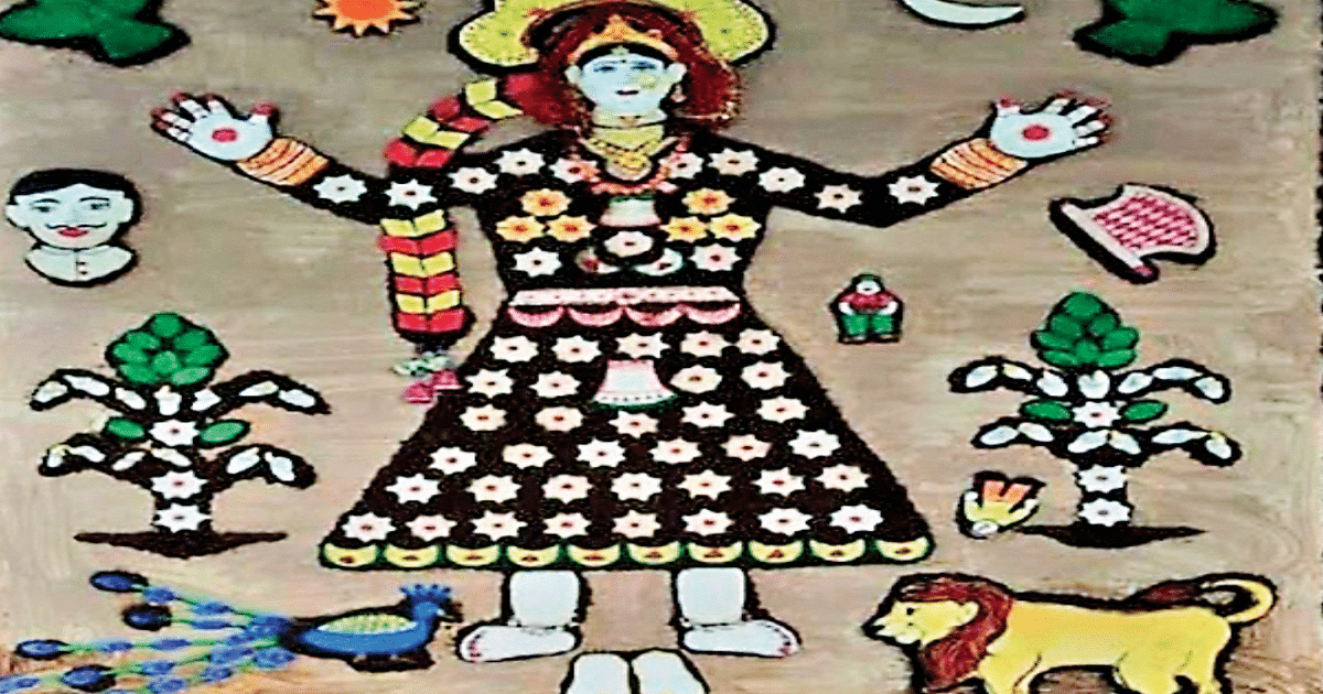 Pitru Paksha 2023: 'Sanjhi' art dissolves in the winds of Braj during Pitru Paksha, know what is the belief