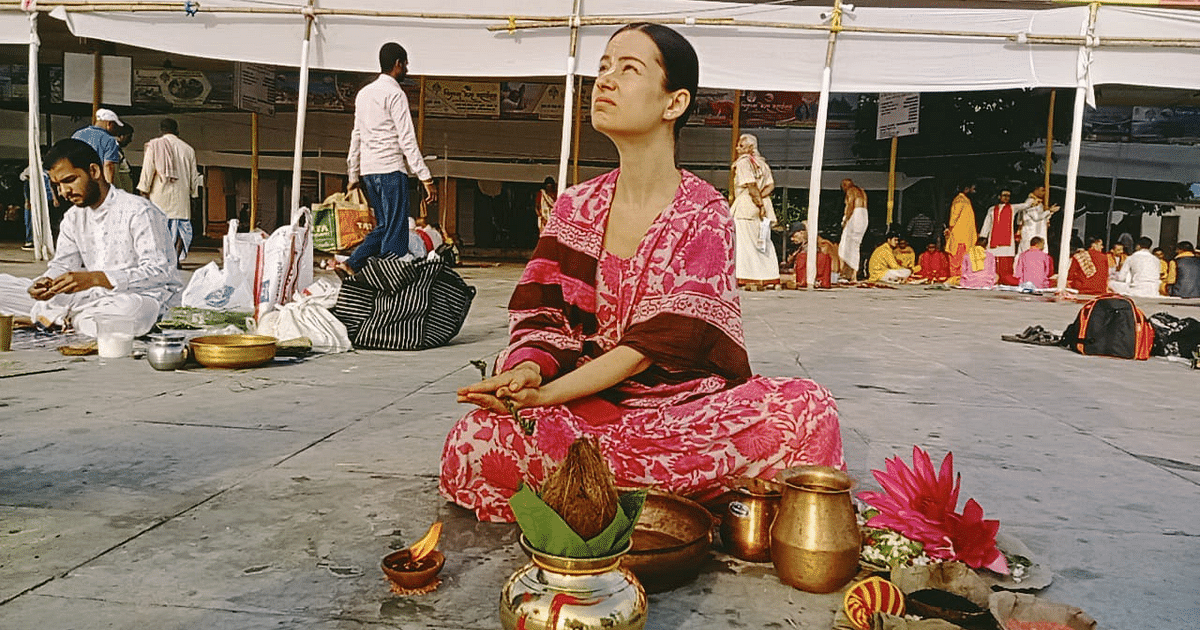 Pitru Paksha 2023: Ukrainian woman performed Pind Daan at Gaya Devghat, know the importance of Pind Daan in Gaya...