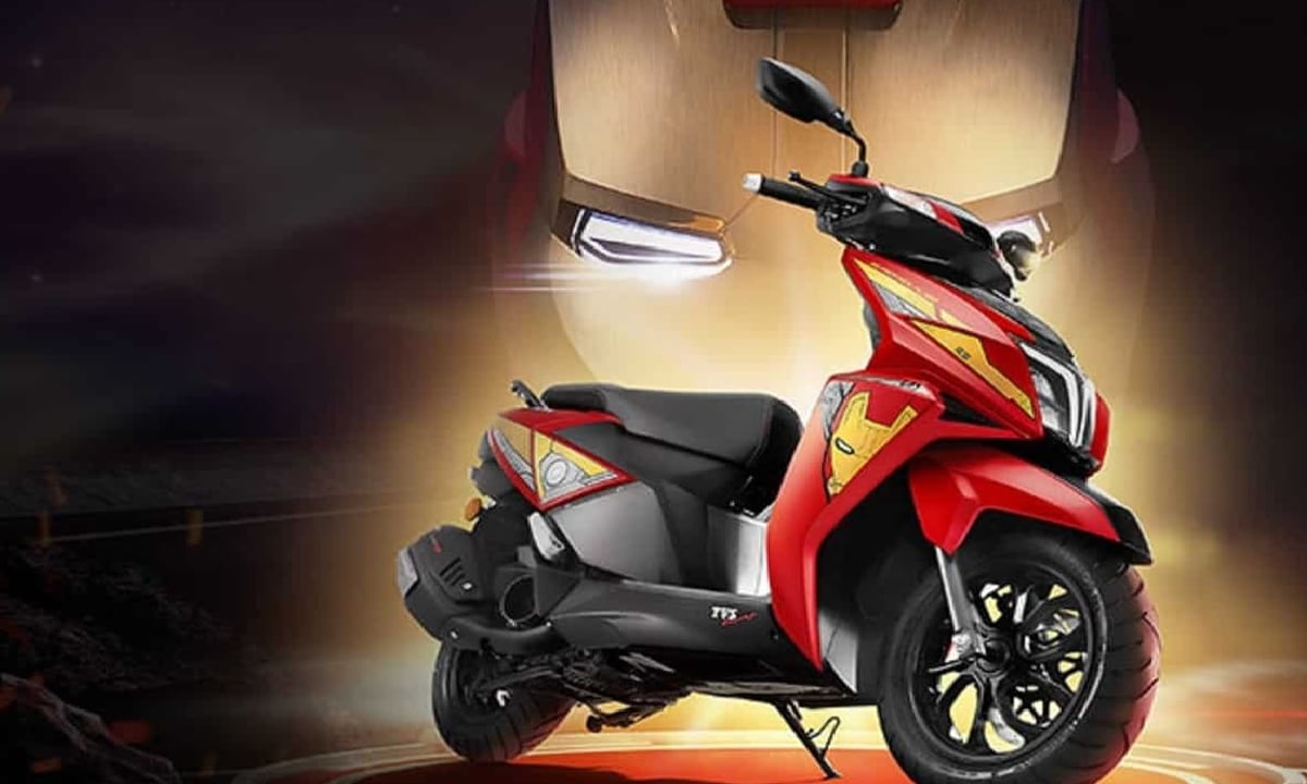 This TVS scooter is inspired by superheroes Spider Man and Thor, equipped with advanced features and full of mileage.