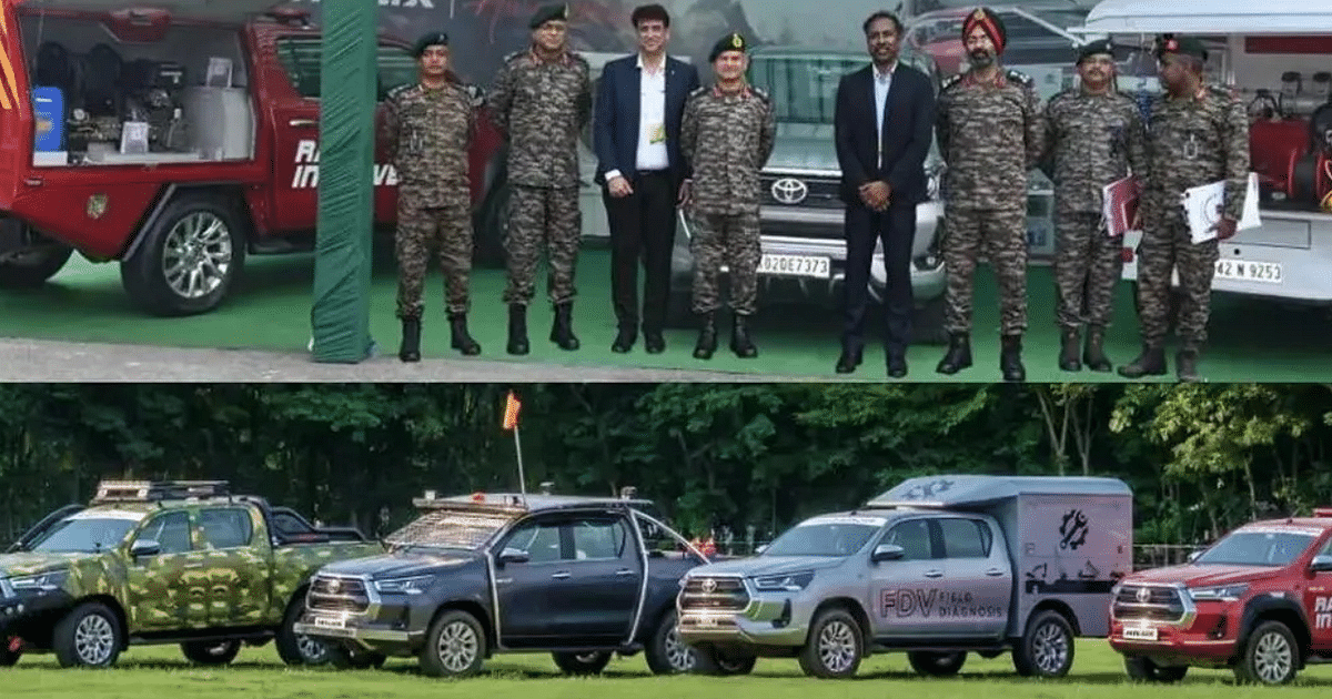 Toyota Hilux: Custom version of Toyota Hilux joins the Indian Army fleet, know the price and features
