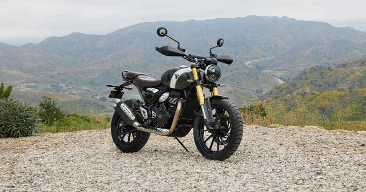 Triumph Scrambler 400X is competing with Royal Enfield, number one in advanced features and mileage