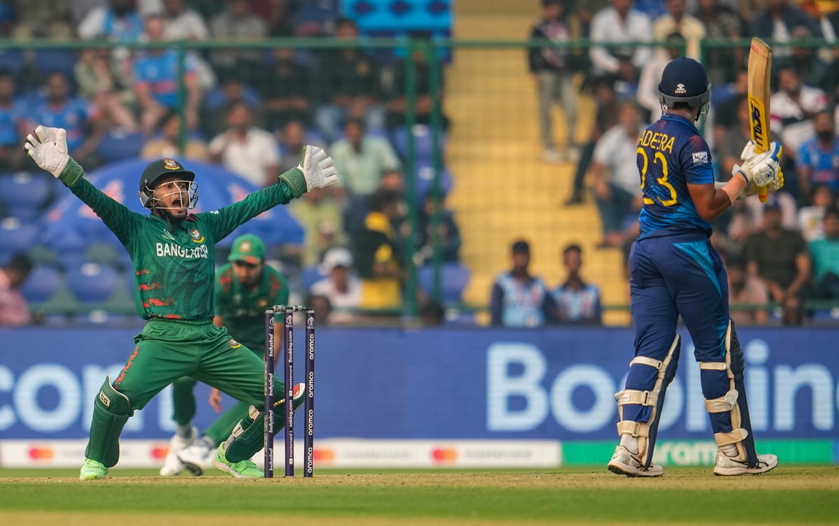 BAN vs SL: Bangladesh bowled out Sri Lanka for 279 runs, chaos due to Mathews' time out