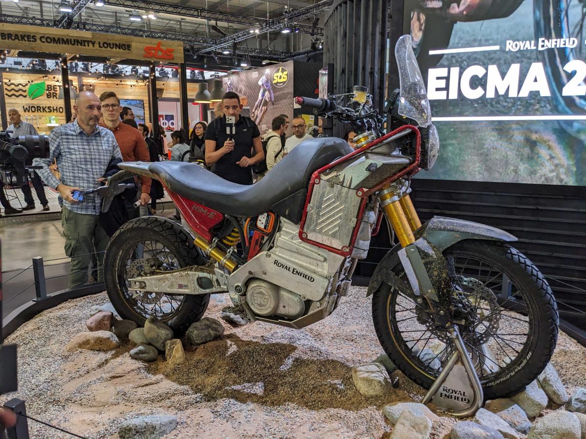 Royal Enfield Electric Himalayan: The wait is over!  Royal Enfield Electric Himalayan unveiled, see pictures