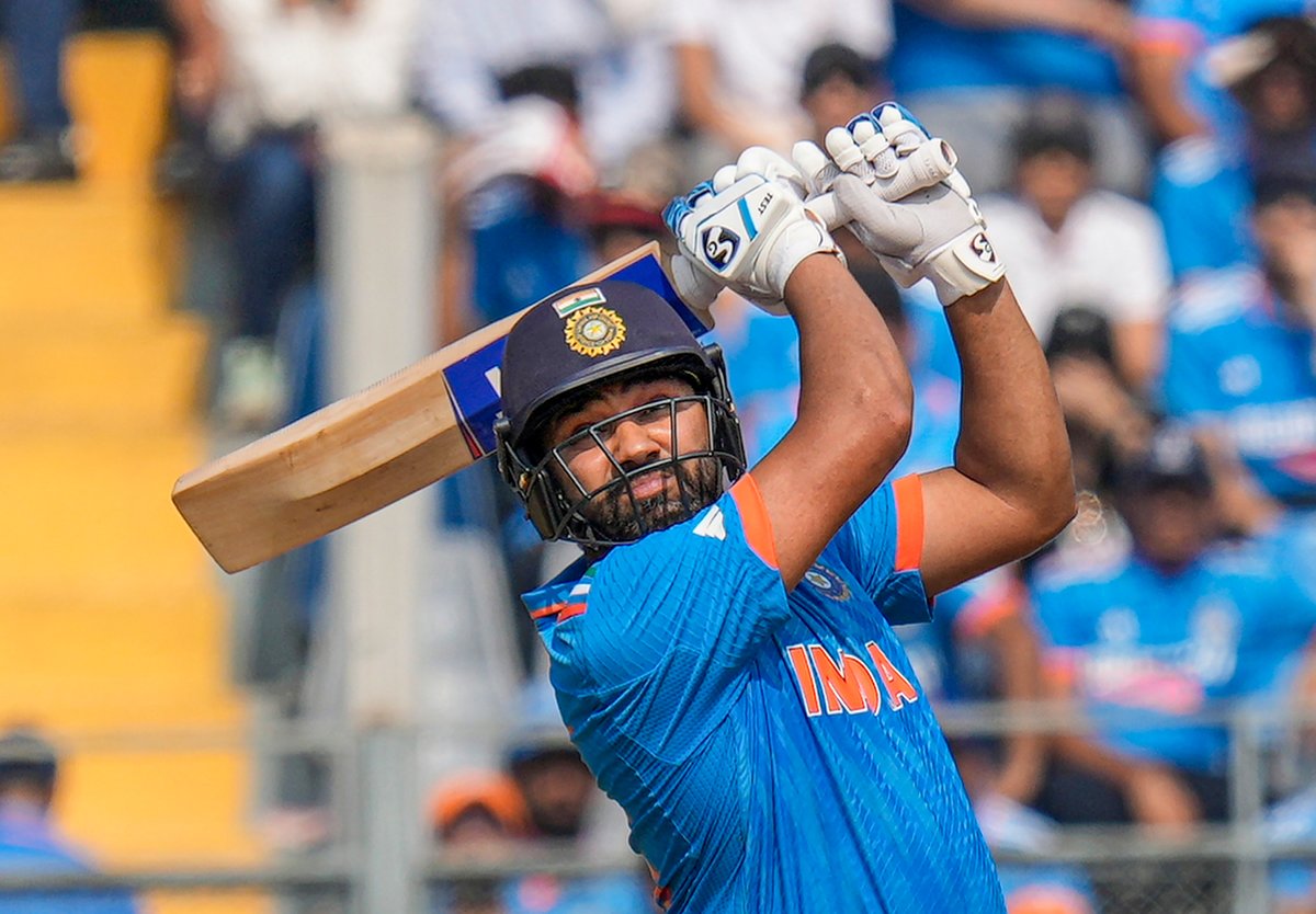 World Cup 2023 Ind vs NZ: Rohit Sharma became 'Sixer King' with his stormy innings, broke Chris Gayle's record