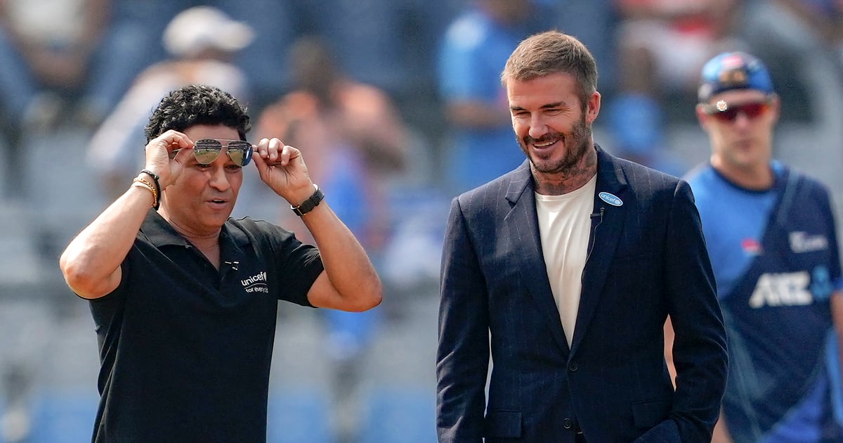 Sachin and David Beckham's magic worked before India-New Zealand match, met Indian players