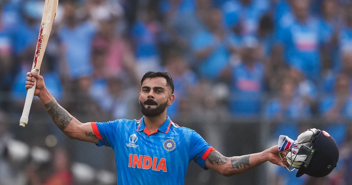 IND vs NZ: India set a target of 398 runs for New Zealand, centuries from Virat Kohli and Shreyas Iyer