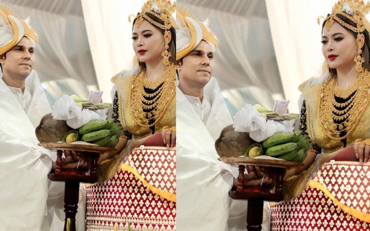Randeep-Lin Wedding: Randeep-Lin married each other, Manipuri bride and groom became couple, see the first photo of the wedding - Bollywood Wallah