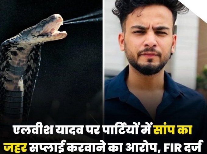 Bigg Boss winner and YouTuber Elvish Yadav booked for organizing a rave party full of snakes, know who he is?