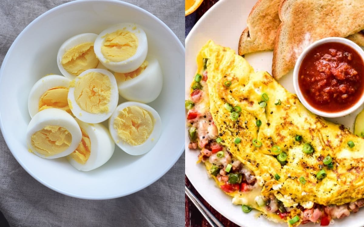 Boiled eggs or omelette, which one provides more nutrition?  know