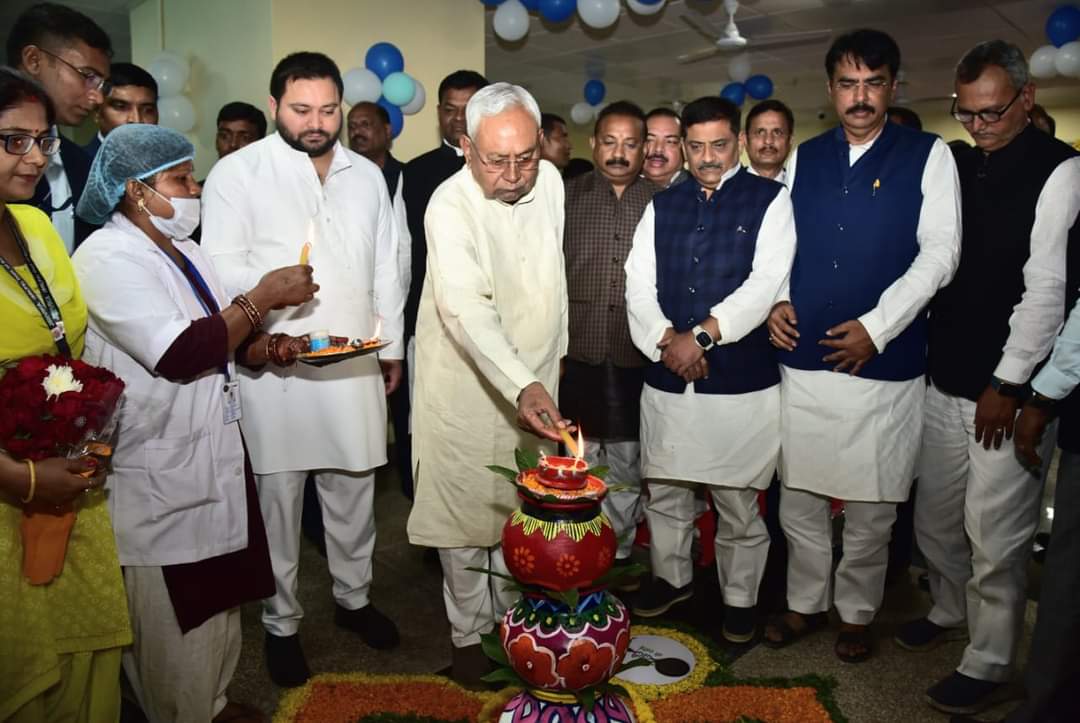 Darbhanga will also become the center of Ayurvedic medicine, Nitish Kumar laid the foundation stone of the new building of MRIMS.