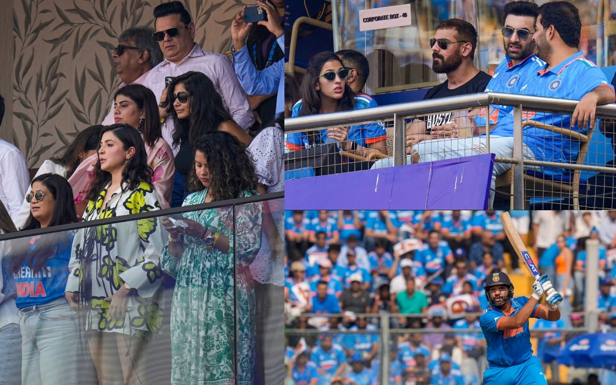 India vs New Zealand: These Bollywood stars reached Wankhede Stadium to watch the semi-final match, watch VIDEO