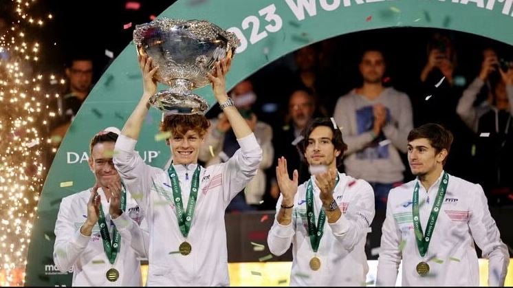 Italy won Davis Cup title for the first time in 47 years