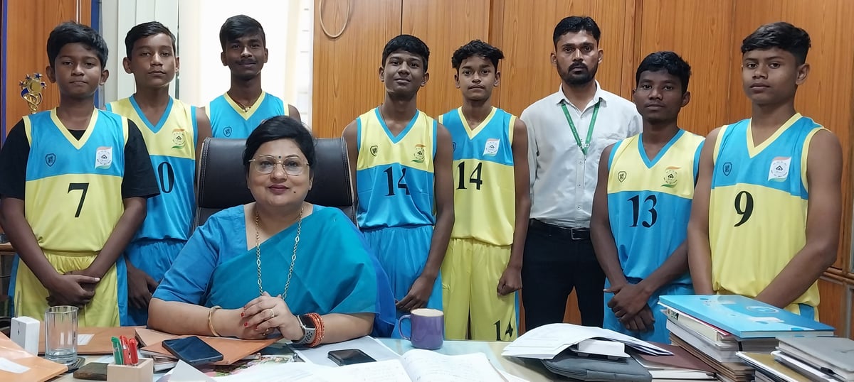 Jharkhand: Excellent performance of Bokaro Public School children in basketball selection camp.