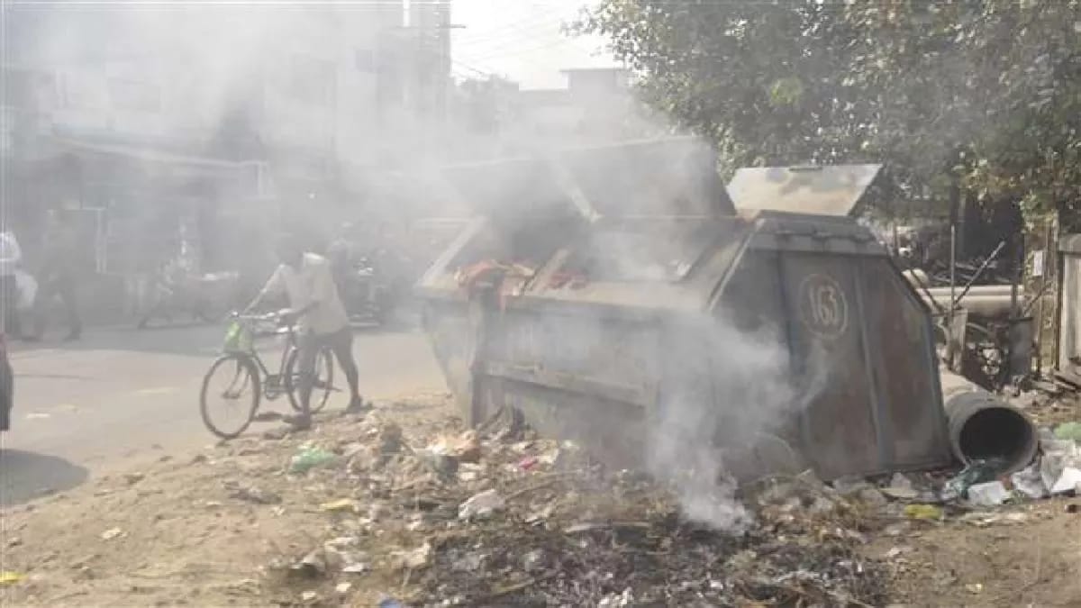 Lung patients increased due to pollution in Kanpur, patients reaching hospital are facing difficulty in breathing.