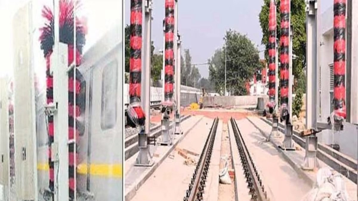 Smart auto coach wash started in Agra for cleaning metro train, zero discharge policy will save water