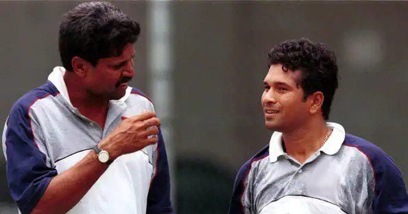 That evening at Wankhede when Maninder Singh started crying, 14 year old Sachin was standing at the boundary and watching.