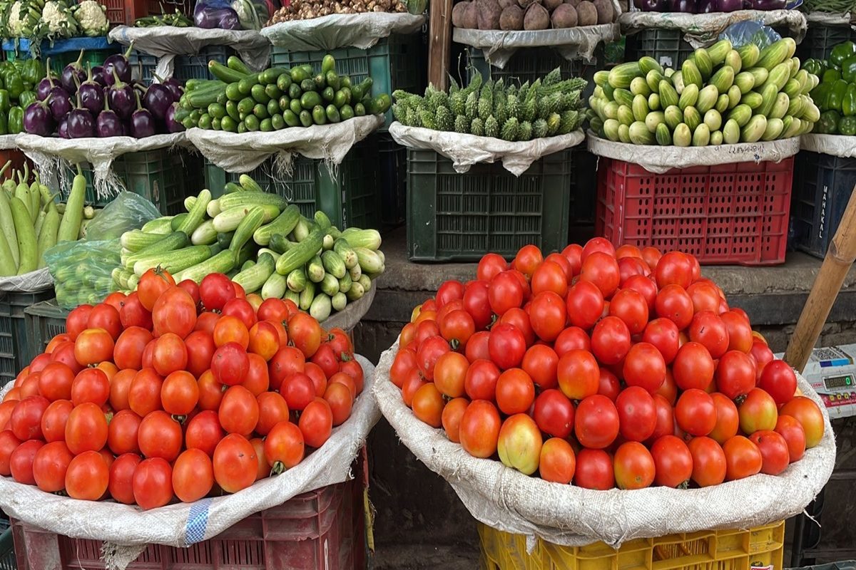 The price of tomato reached 20 to 80 rupees per kg in Gorakhpur market, the vegetable became costlier due to decrease in arrivals in Maheva Mandi.