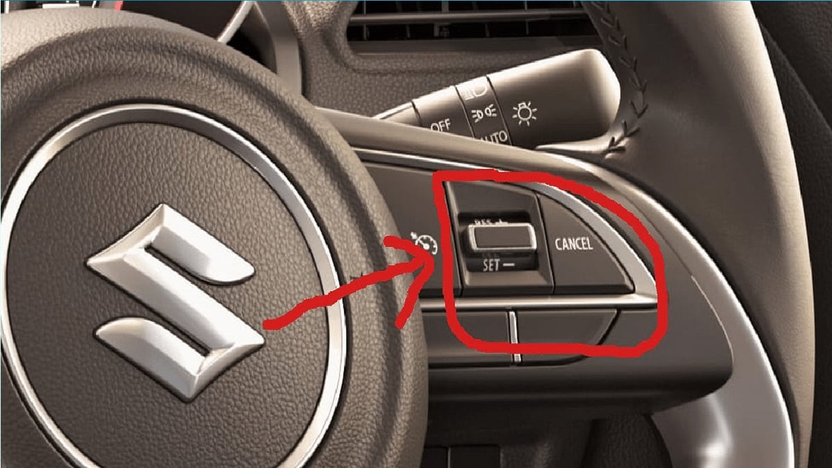 There will be no problem in shifting lanes on the highway, Maruti has installed a button in the steering of this car.