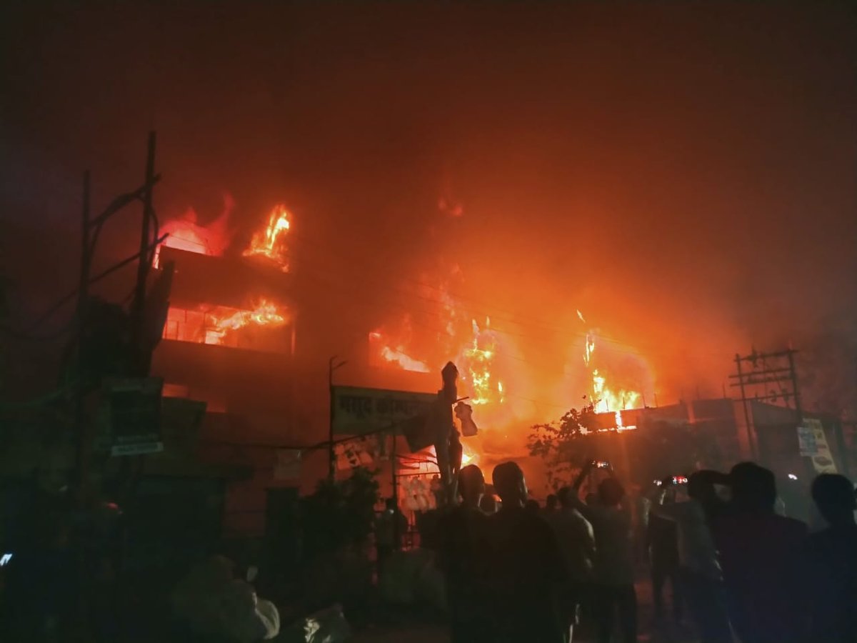 Three accidents in Jharkhand on Diwali night, loss estimated at crores in fire