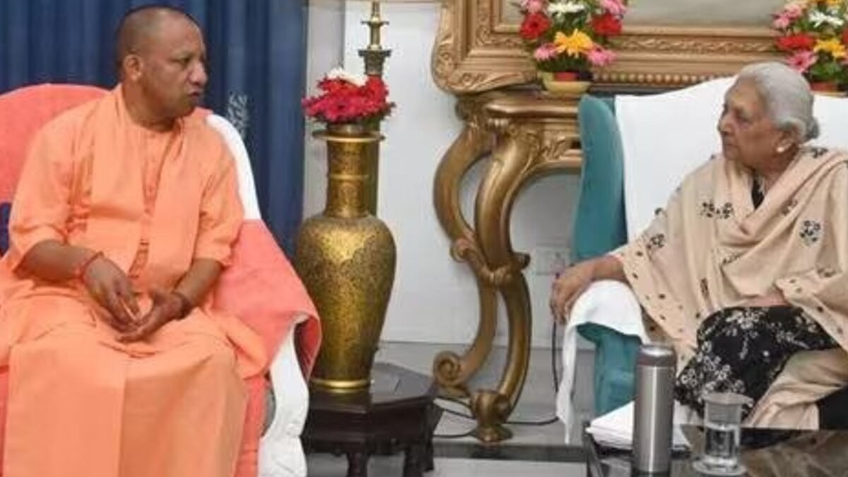 UP News: CM Yogi meets Governor Anandiben, cabinet expansion fixed on November 10, know who will become the minister