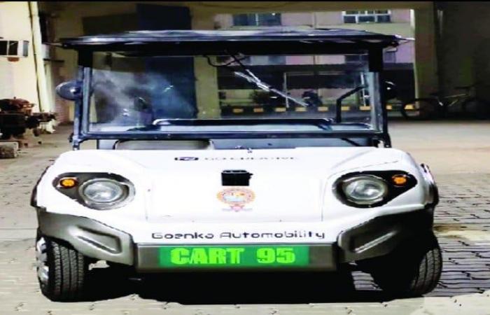 UP News: The country's first unmanned car galloped on the road in MNNIT campus, applied brakes on its own, know its specialty