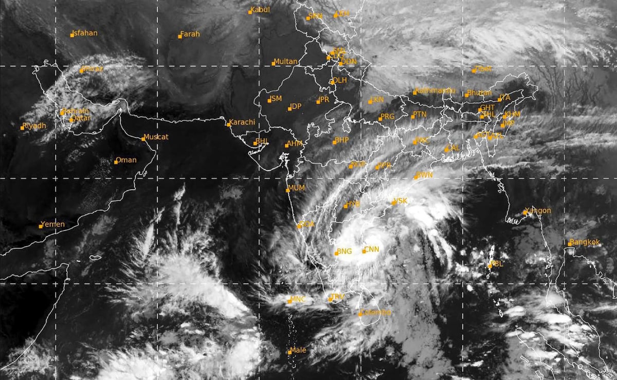 Weather Forecast: Cyclonic storm 'Michong' will wreak havoc!  There will be heavy rain in these states