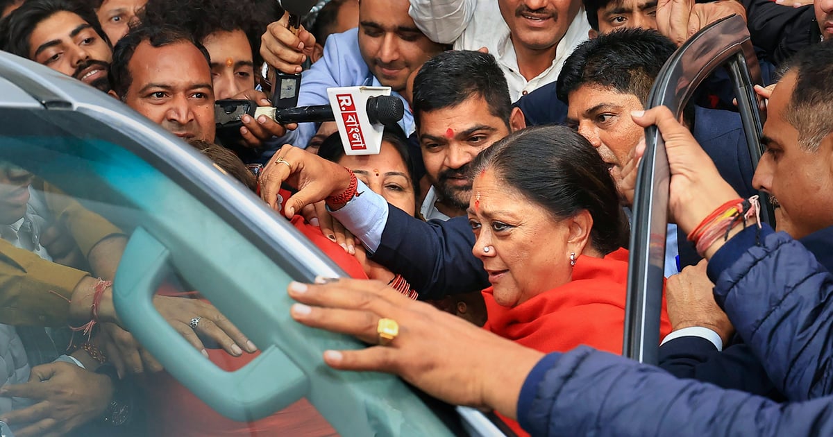 BJP's tension increased!  Vasundhara Raje becomes active in Rajasthan, this name is at the forefront in the race for CM