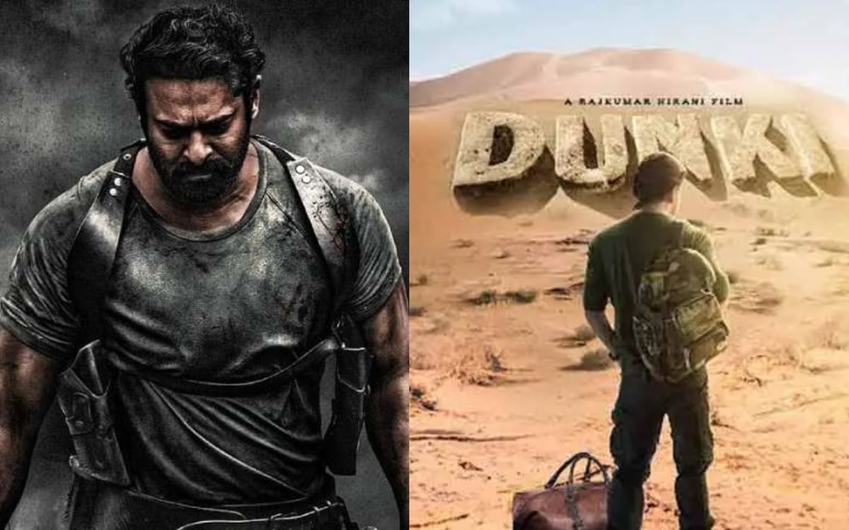 Salaar Vs Dunki: Salaar leaves Dunki behind in advance booking, there will be a tough fight between Prabhas and Shahrukh Khan