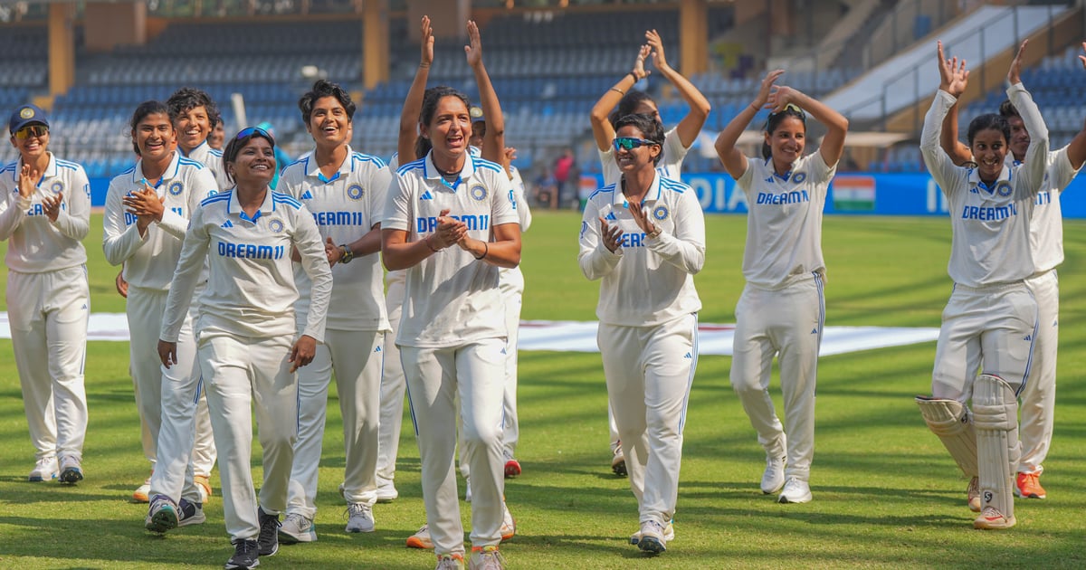 INDW vs AUSW Test: Indian women's team again created history, defeated Australia for the first time in Test
