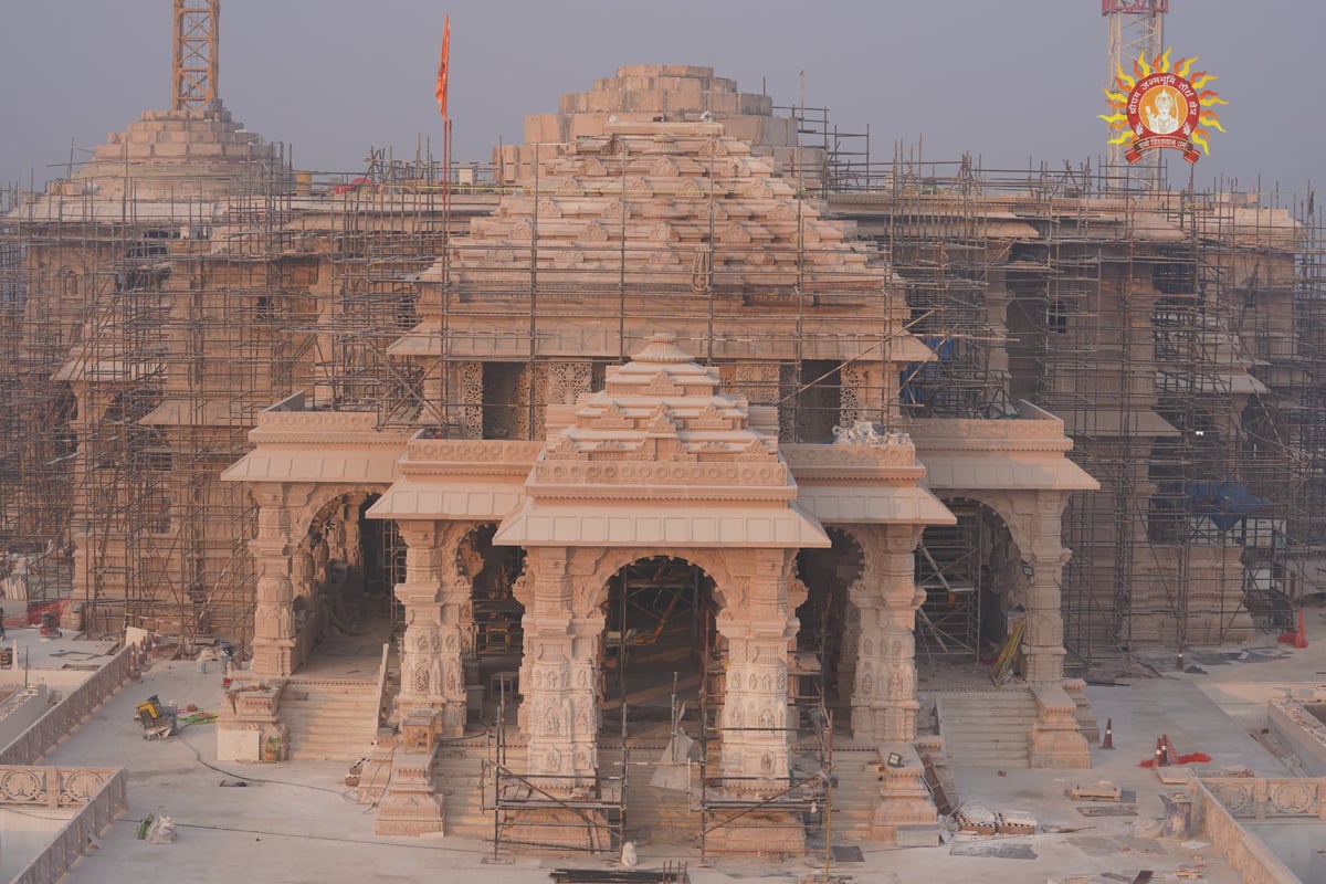 New pictures of Ram temple surfaced, know who is Ganeshwar Shastri who determined the auspicious time for Pran Pratistha
