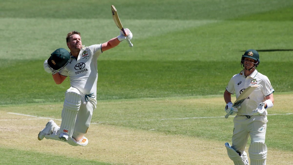 AUS VS PAK: Australia's stormy start against Pakistan, Warner scored a century