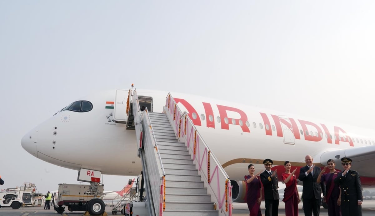 Air India's first Airbus 350 aircraft reaches India, passengers will get this facility in the new year
