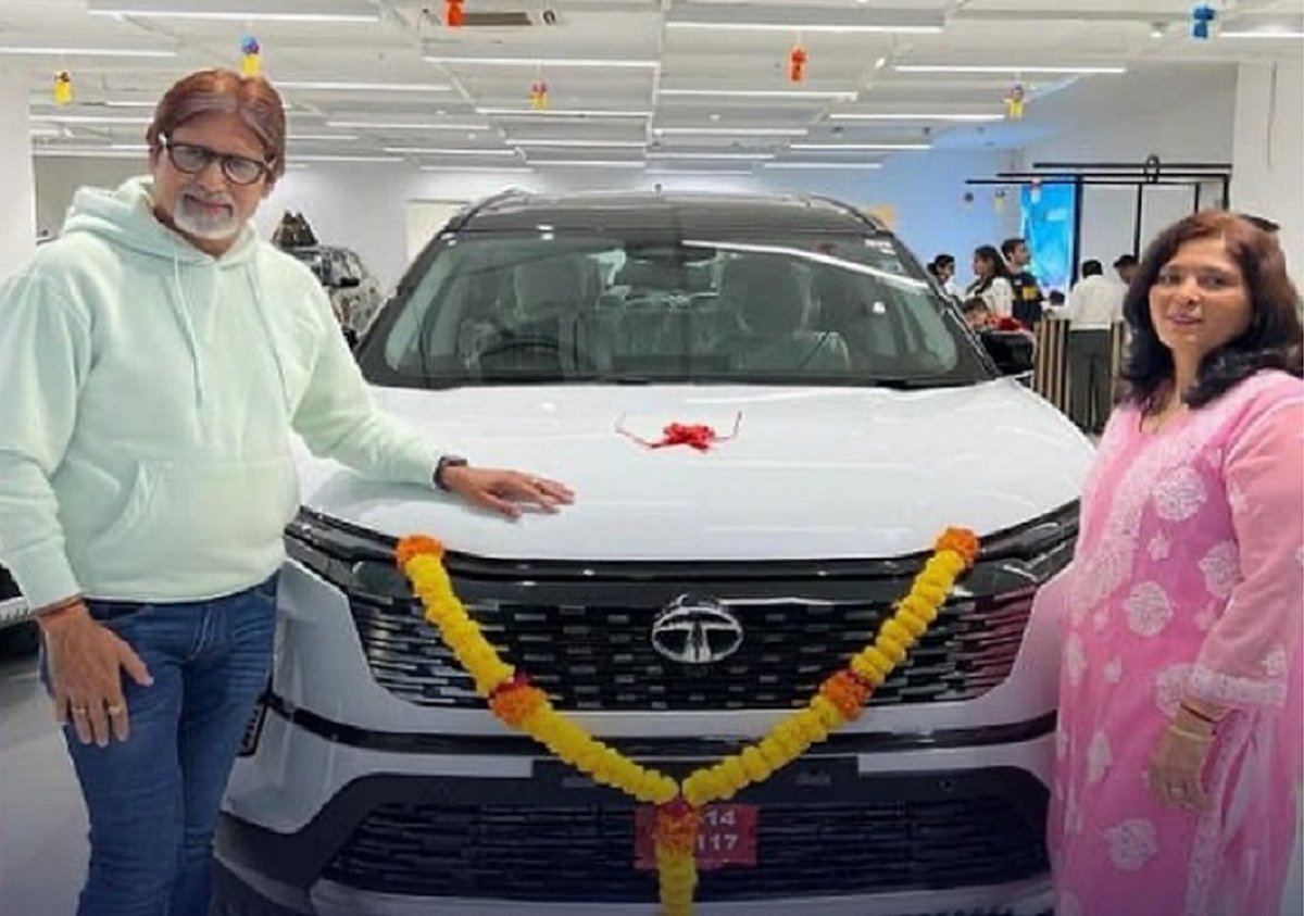 Amitabh Bachchan went to the showroom and bought Tata Safari SUV car!  picture viral