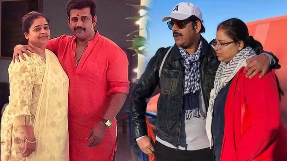Bhojpuri Film: Why does Ravi Kishan touch his wife's feet?  Read the unique love story of Bhojpuri star...