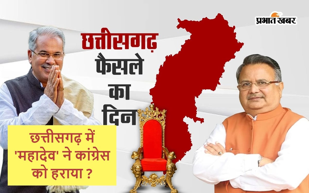 Chhattisgarh Elections Result 2023: Did 'Mahadev' defeat Congress in Chhattisgarh?