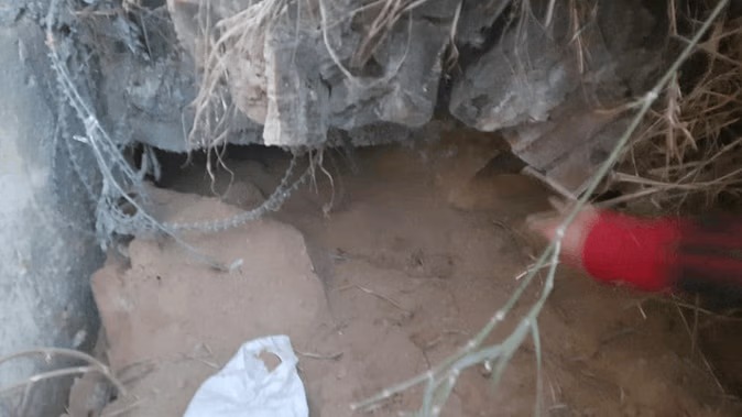 Ghaziabad: 4 feet deep tunnel dug under the wall of Hindon Airbase, police engaged in investigation