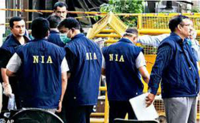 NIA raid in Barni village of Dhanrua, many documents including two weapons recovered