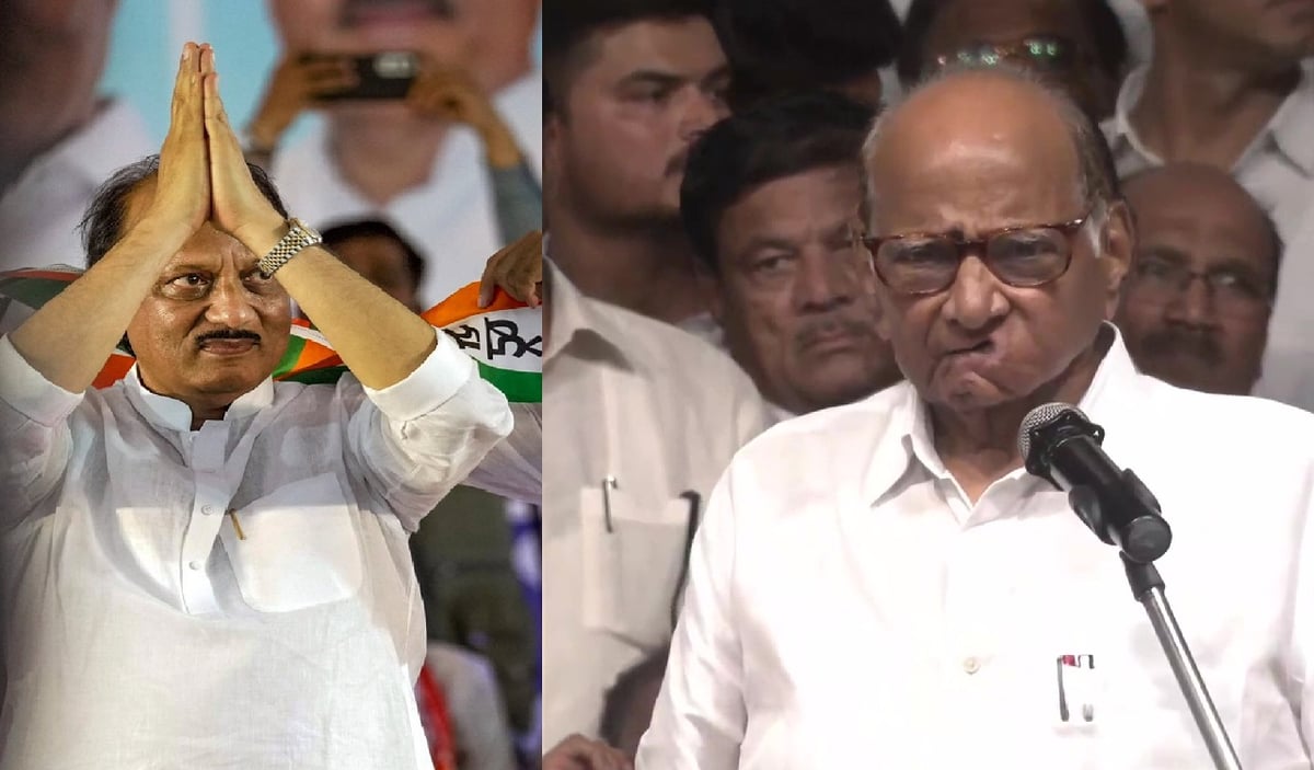Nephew Ajit Pawar's big attack on uncle Sharad Pawar, said- demonstrations were organized to withdraw the resignation