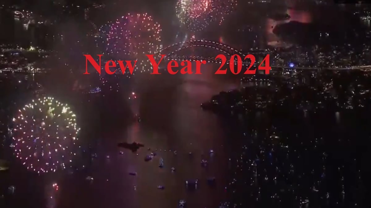 New Year 2024: Celebration of New Year around the world, massive fireworks in Sydney