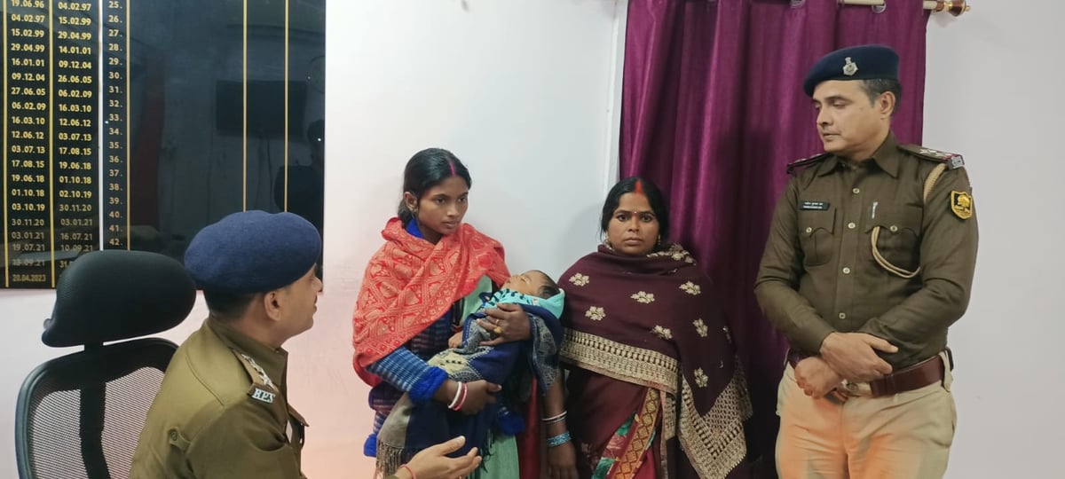 Newborn missing for three days was recovered in just four hours, Patna police caught the vicious couple of child lifter gang.