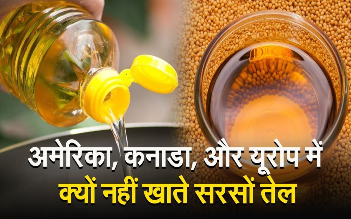 VIDEO: There is a ban on the use of mustard oil in America, Canada and Europe, know the reason