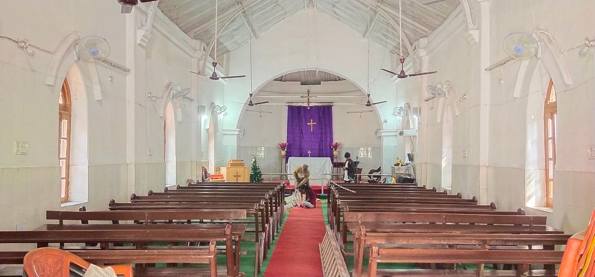 West Singhbhum: Red Church gives the message of peace by sharing love, it was built by Anglo Railway officials.