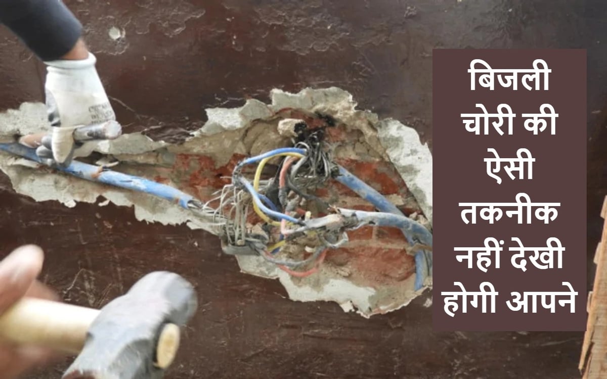 Whoever saw such technique of electricity theft was shocked;  You might not have seen such a jugaad.