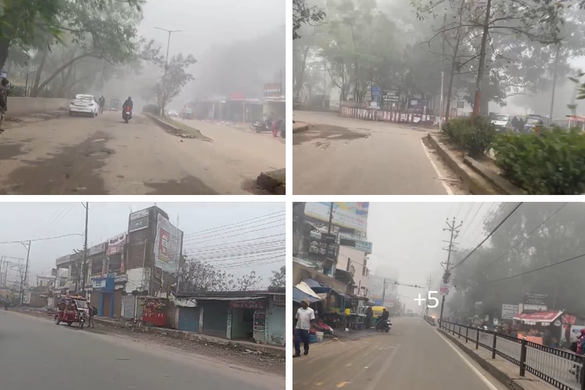 PHOTOS: Capital Ranchi wrapped in fog, chances of rain again in Jharkhand