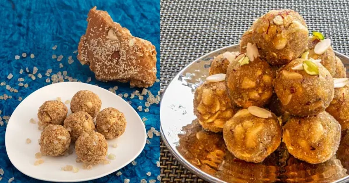 Make market like gum laddus at home, here is the easy recipe