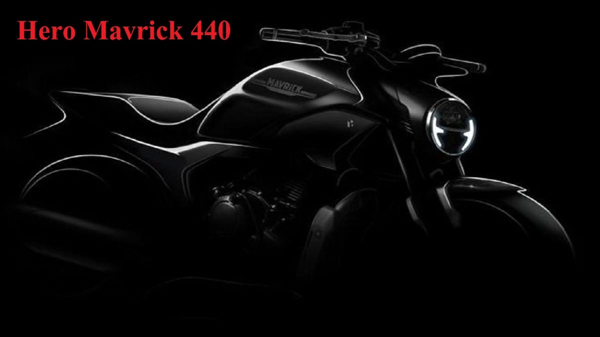 Teaser of the design of Hero's new roadster bike Mavrick 440 released, know when it will be launched