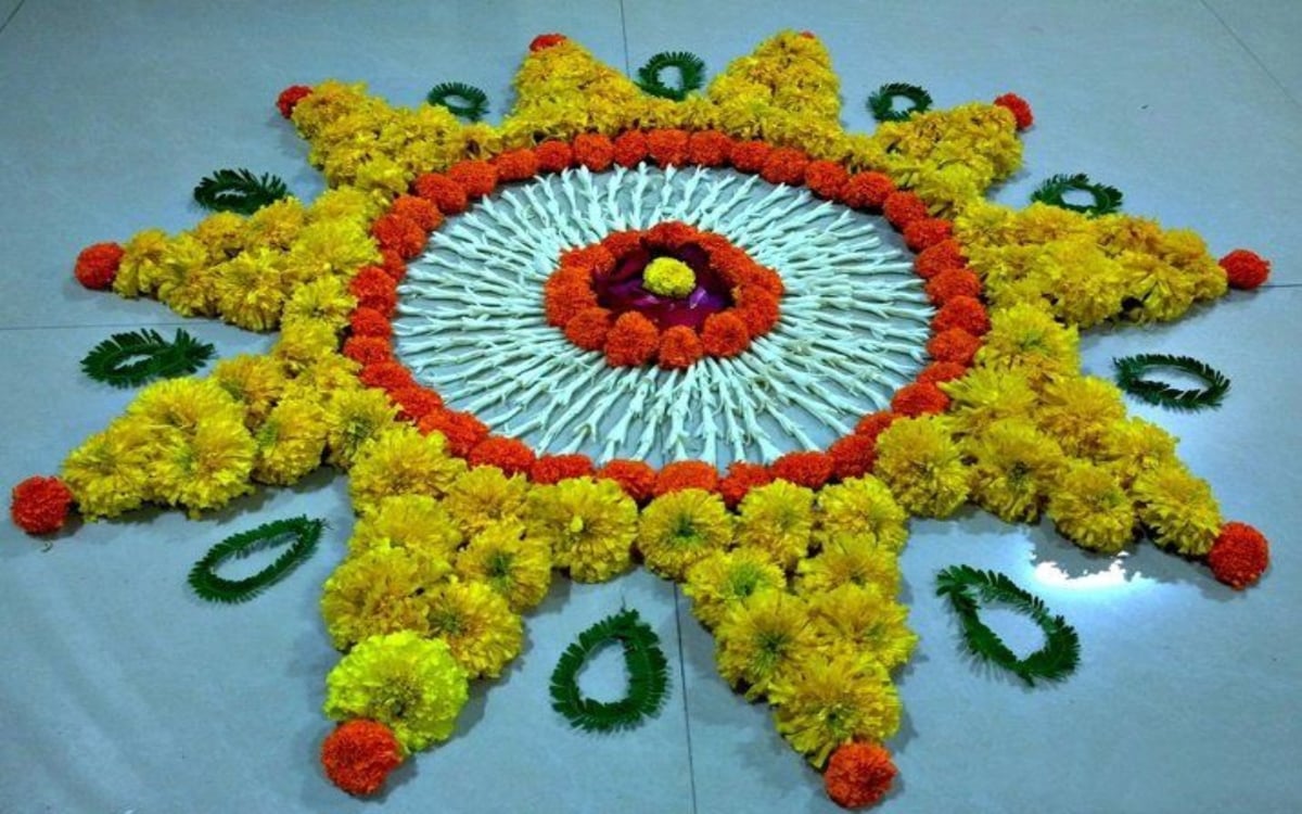 Make these beautiful rangoli designs to welcome Ramlala, they are also easy to make.